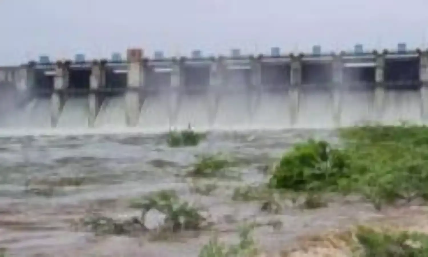 जलाशय फिर से ओवरफ्लो, 10 दरवाजे खोले - 31,335 क्यूसेक पानी छोड़ा गया