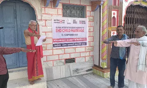 बाल विवाह को सख्ती से समाप्त करने के लिए धर्मगुरूओं ने ली शपथ बाल विवाह को सख्ती से समाप्त करने के लिए धर्मगुरूओं ने ली शपथ
