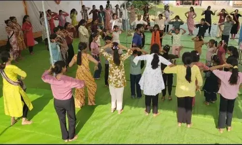 नवरात्रि पर्व पर आयोजित होगा गरबा महोत्सव, प्रतिभागियों द्वारा किया जा रहा पूर्वाभ्यास