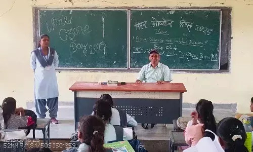 छत्रसाल महाविद्यालय में विश्व ओजोन दिवस पर हुआ जागरूकता आयोजन
