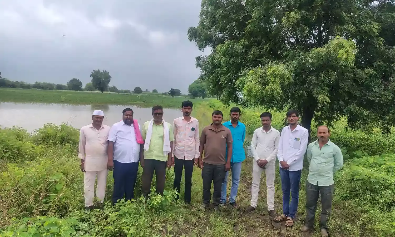 एक घंटे की जोरदार बारिश से फसलें बर्बाद, किसानों ने मुआवजा देने की रखी मांग