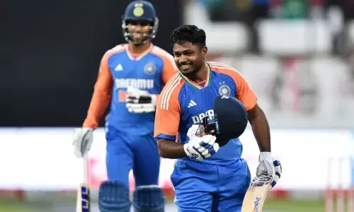 ओमान से हुए मुकाबले को लेकर संजू सैमसन ने किया खुलासा, सूर्या-गंभीर की प्लानिंग के खोले राज ओमान से हुए मुकाबले को लेकर संजू सैमसन ने किया खुलासा, सूर्या-गंभीर की प्लानिंग के खोले राज