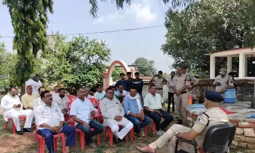 चौकी परिसर में आयोजित हुई शांति समिति की बैठक