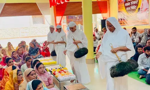 जो प्राणी नवीन जिनालय में सहयोग करता है वह अगले भव में अतुल संपदा प्राप्त करता है: विन्ध्य श्री माता जी