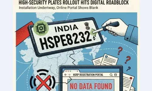 जबलपुर के 60 हजार वाहन में हाई सिक्योरिटी नंबर प्लेट तो लगी पर पोर्टल पर नहीं दिख रही जबलपुर के 60 हजार वाहन में हाई सिक्योरिटी नंबर प्लेट तो लगी पर पोर्टल पर नहीं दिख रही
