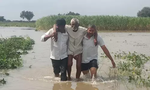 ज़िले में 26 लोगों को बचाया - एक बुजुर्ग शामिल, मांजरा बांध से पानी का बहाव घटाया
