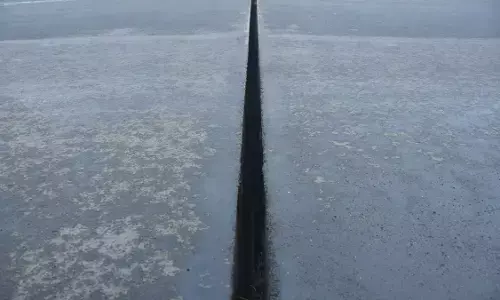 अमरावती के इर्विन-मालवीय चौक उड़ानपुल की गास्केट फिर गिरी