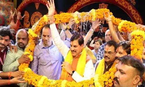 नवरात्रि पर्व मिलकर आराधना करने और सद्भाव बढ़ाने का माध्यम - मुख्यमंत्री डॉ. यादव नवरात्रि पर्व मिलकर आराधना करने और सद्भाव बढ़ाने का माध्यम - मुख्यमंत्री डॉ. यादव