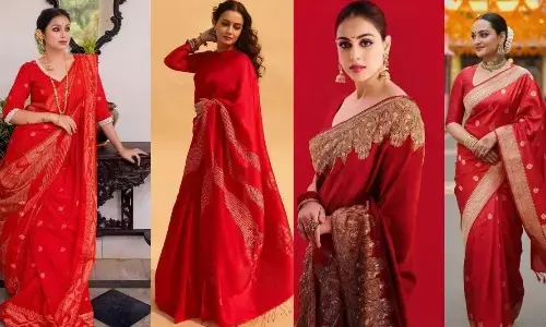 मां सिद्धिदात्री को करना चाहती हैं प्रसन्न, तो पहनें बैंगनी-लाल रंग के वस्त्र, यहां हैं शानदार ऑप्शन्स