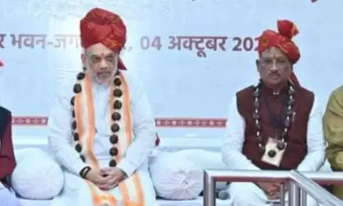 मुरिया दरबार में शामिल हुए केंद्रीय गृह मंत्री अमित शाह, मांझी-चालकी से किया सीधा संवाद