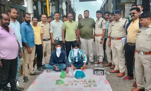 10 करोड़ रुपए के मशरूका के साथ दो आरोपी गिरफ्तार, तमिलनाडु के समयपुरा जिला त्रिची में हुई थी डकैती