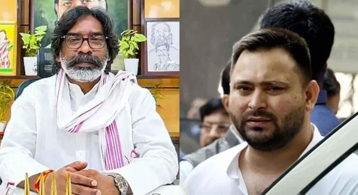 महागठबंधन में सीट शेयरिंग पर खींचतान! RJD से JMM ने इतने सीटों की रखी मांग, क्या तेजस्वी यादव की बढ़ेगी मुश्किलें? महागठबंधन में सीट शेयरिंग पर खींचतान! RJD से JMM ने इतने सीटों की रखी मांग, क्या तेजस्वी यादव की बढ़ेगी मुश्किलें?