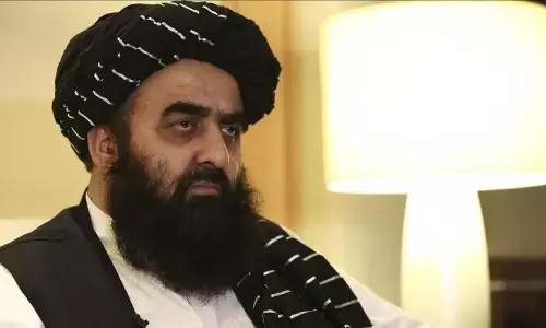 प्रेस कॉन्फ्रेंस में महिलाओं की नो एंट्री विवाद पर मुत्तकी ने तोड़ी चुप्पी, कहा- हमने मना नहीं किया... प्रेस कॉन्फ्रेंस में महिलाओं की नो एंट्री विवाद पर मुत्तकी ने तोड़ी चुप्पी, कहा- हमने मना नहीं किया...