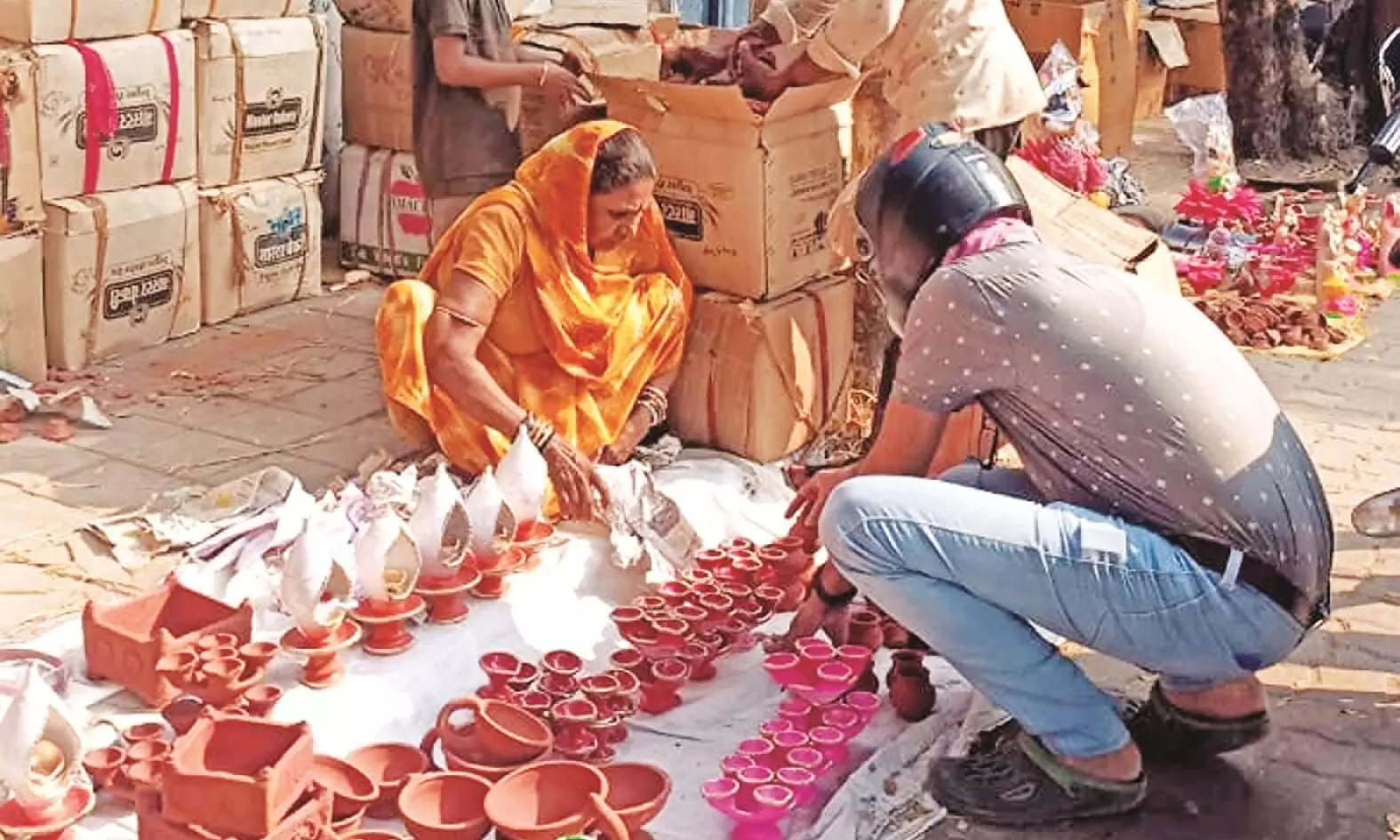 नागपुर में तीन दिन की दुकानदारी से 12 महीने की उम्मीद नागपुर में तीन दिन की दुकानदारी से 12 महीने की उम्मीद