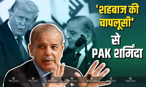 मिस्त्र में ट्रंप की तारीफ करना शहबाज शरीफ के लिए बना चापलूसी का पुलिंदा! पाकिस्तान में PM की हो रही किरकिरी मिस्त्र में ट्रंप की तारीफ करना शहबाज शरीफ के लिए बना चापलूसी का पुलिंदा! पाकिस्तान में PM की हो रही किरकिरी