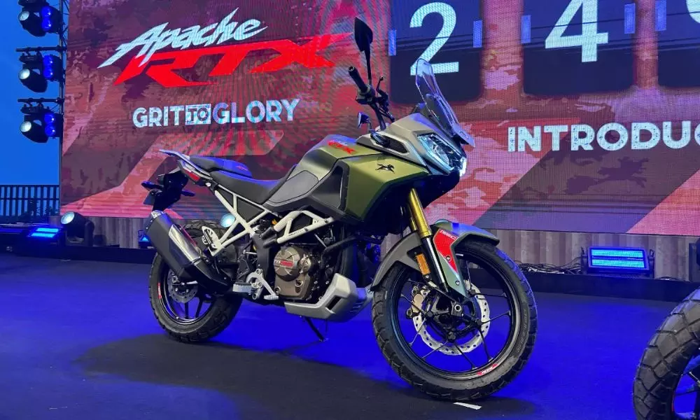 TVS Apache RTX 300 भारत में हुई लॉन्च, शुरुआती कीमत 1.99 लाख रुपए TVS Apache RTX 300 भारत में हुई लॉन्च, शुरुआती कीमत 1.99 लाख रुपए