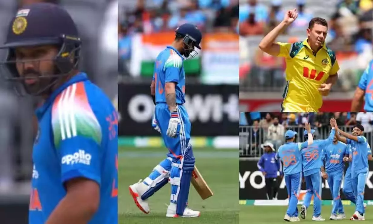 ऑस्ट्रेलिया ने 7 विकेट से पहला वनडे मैच जीत, टीम इंडिया के इन टॉप खिलाड़ियों का नहीं रहा खास प्रदर्शन ऑस्ट्रेलिया ने 7 विकेट से पहला वनडे मैच जीत, टीम इंडिया के इन टॉप खिलाड़ियों का नहीं रहा खास प्रदर्शन
