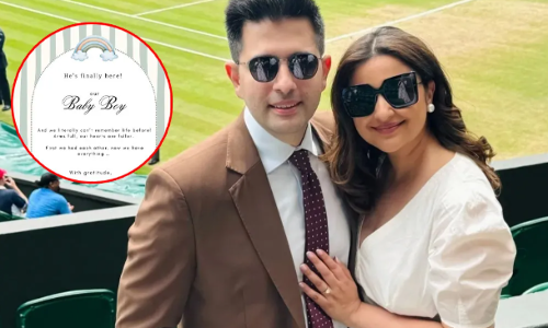 परिणीति चोपड़ा और राघव चड्ढा के घर गूंजी किलकारी, एक्ट्रेस ने दिया बेटे को जन्म, खुद दी गुड न्यूज