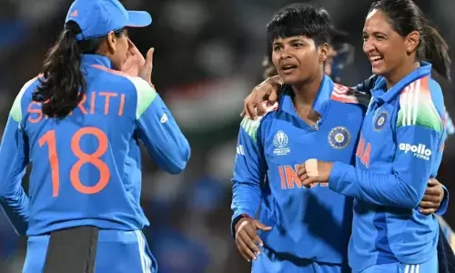 सेमीफाइनल में पहुंची भारत, मंधाना-प्रतिका की धाकड़ शतकीय पारी से गूंजा स्टेडियम, न्यूजीलैंड को 53 रनों से हराया सेमीफाइनल में पहुंची भारत, मंधाना-प्रतिका की धाकड़ शतकीय पारी से गूंजा स्टेडियम, न्यूजीलैंड को 53 रनों से हराया