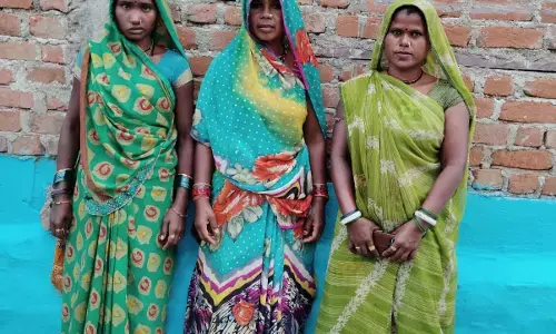 विक्रय करने के बाद जबरन आदिवासी महिलाओं से छींनी जा रही जमींन, तहसीलदार को सौंपा आवेदन विक्रय करने के बाद जबरन आदिवासी महिलाओं से छींनी जा रही जमींन, तहसीलदार को सौंपा आवेदन