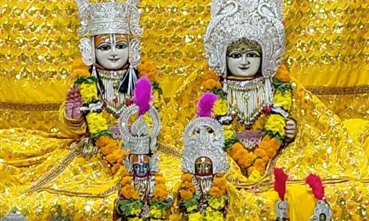 श्री रामहर्षण कुंज में देवउठनी की तैयारियां जोरों पर, भगवान शालिग्राम व माता तुलसी का होगा विवाह श्री रामहर्षण कुंज में देवउठनी की तैयारियां जोरों पर, भगवान शालिग्राम व माता तुलसी का होगा विवाह