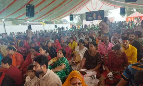 संत मुरारी बापू के नेतृत्व में अगस्त मुनि आश्रम पहुंची श्रीराम यात्रा संत मुरारी बापू के नेतृत्व में अगस्त मुनि आश्रम पहुंची श्रीराम यात्रा