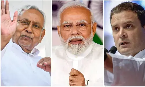 PM के हाथ में नीतीश का रिमोट..बिहार को वो नहीं मोदी-शाह चला रहे, नालंदा में एनडीए पर बरसे राहुल गांधी