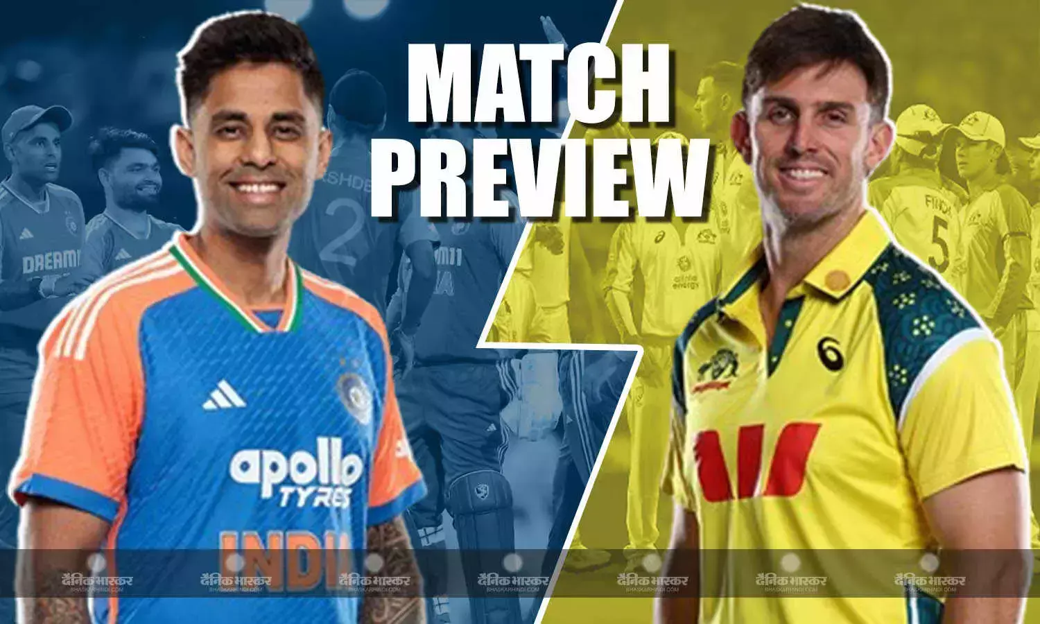 भारत-ऑस्ट्रेलिया के बीच टी20 सीरीज का दूसरा मुकाबला आज, पहले कैनबरा, अब मेलबर्न में भी बरस सकती है बारिश भारत-ऑस्ट्रेलिया के बीच टी20 सीरीज का दूसरा मुकाबला आज, पहले कैनबरा, अब मेलबर्न में भी बरस सकती है बारिश