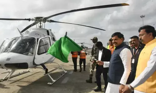 पर्यटन हेलीकॉप्टर सेवा 1 नवंबर से, 20 नवंबर से तीन सेक्टर में नियमित उड़ान, इंट्रा स्टेट कनेक्टिविटी वाला देश का पहला राज्य बना मप्र पर्यटन हेलीकॉप्टर सेवा 1 नवंबर से, 20 नवंबर से तीन सेक्टर में नियमित उड़ान, इंट्रा स्टेट कनेक्टिविटी वाला देश का पहला राज्य बना मप्र