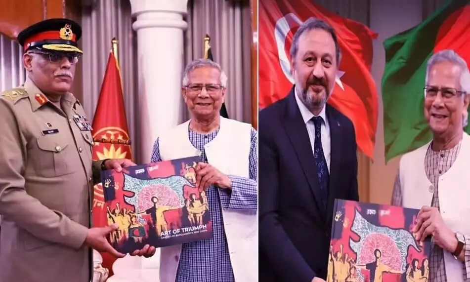 मोहम्मद यूनुस विवादित नक्शे की पेंटिंग भेंट करने तुर्किए पहंचे, इस्लामिक देशों के साथ संबंध बेहतर कर रहे जाने क्या है मकसद?