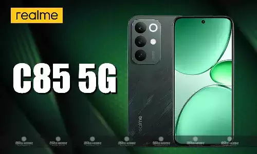 Realme C85 5G और डाइमेंसिटी 6300 चिपसेट 50-मेगापिक्सल कैमरा के साथ लॉन्च, जानिए कीमत और खूबियां Realme C85 5G और डाइमेंसिटी 6300 चिपसेट 50-मेगापिक्सल कैमरा के साथ लॉन्च, जानिए कीमत और खूबियां