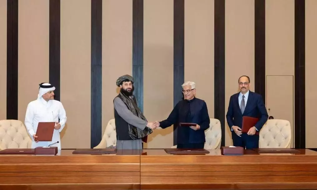 तुर्किए में कल पाक और अफगान के बीच होगी वार्ता, काबुल से रवाना हुआ तालिबानी डेलीगेशन, इस बार सुलझाएंगे विवाद! तुर्किए में कल पाक और अफगान के बीच होगी वार्ता, काबुल से रवाना हुआ तालिबानी डेलीगेशन, इस बार सुलझाएंगे विवाद!