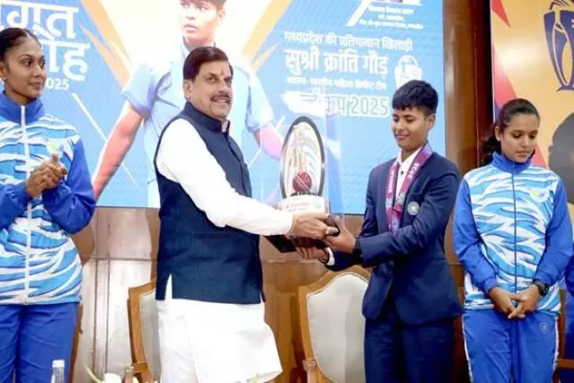क्रिकेटर क्रांति गौड़ ने देश-दुनिया में मध्यप्रदेश का नाम किया रोशन - मुख्यमंत्री डॉ. यादव