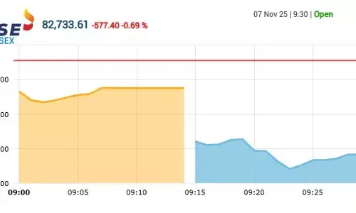 सेंसेक्स में 460 अंकों की गिरावट, निफ्टी 25280 के नीचे खुला सेंसेक्स में 460 अंकों की गिरावट, निफ्टी 25280 के नीचे खुला