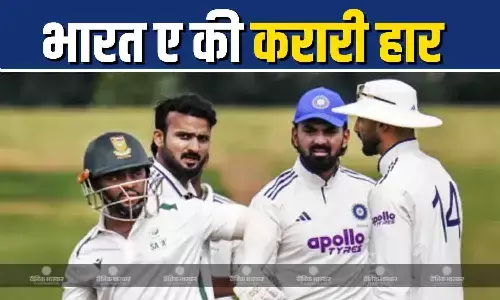 दूसरे अनऑफिशियल टेस्ट में भारत-ए की करारी हार, 5 विकेट से जीता साउथ अफ्रीका-ए दूसरे अनऑफिशियल टेस्ट में भारत-ए की करारी हार, 5 विकेट से जीता साउथ अफ्रीका-ए