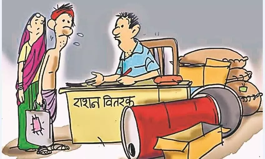 राशन दुकानदारों ने नोटिस लेने से कर दिया इनकार, अब डाक से भेजे जाएंगे