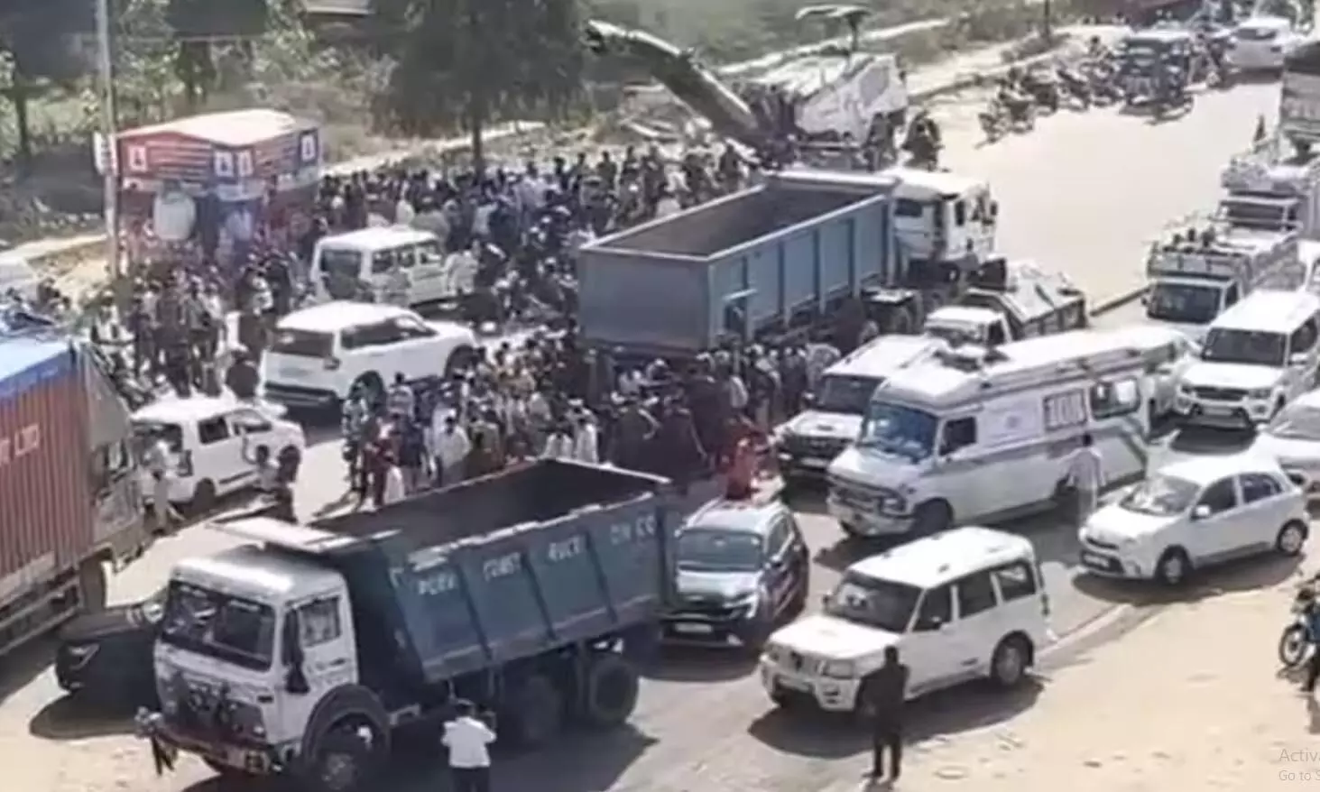 जयपुर में एक बार फिर डंपर का कहर, बाइक सवार को मारी टक्कर, मौके पर हुई मौत