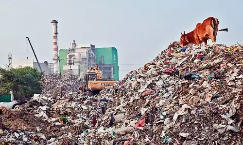 कठौंदा में कचरे का पहाड़, दुर्गंध से पूरा क्षेत्र त्रस्त