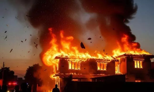 बिहार के मुजफ्फरपुर में बड़ा हादसा, शॉर्ट सर्किट से घर में लगी भीषण आग, 5 की मौत बिहार के मुजफ्फरपुर में बड़ा हादसा, शॉर्ट सर्किट से घर में लगी भीषण आग, 5 की मौत