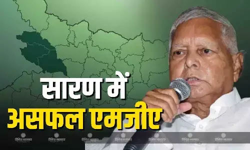 लालू के गढ़ सारण से भी महागठबंधन को नहीं मिली बड़ी जीत लालू के गढ़ सारण से भी महागठबंधन को नहीं मिली बड़ी जीत