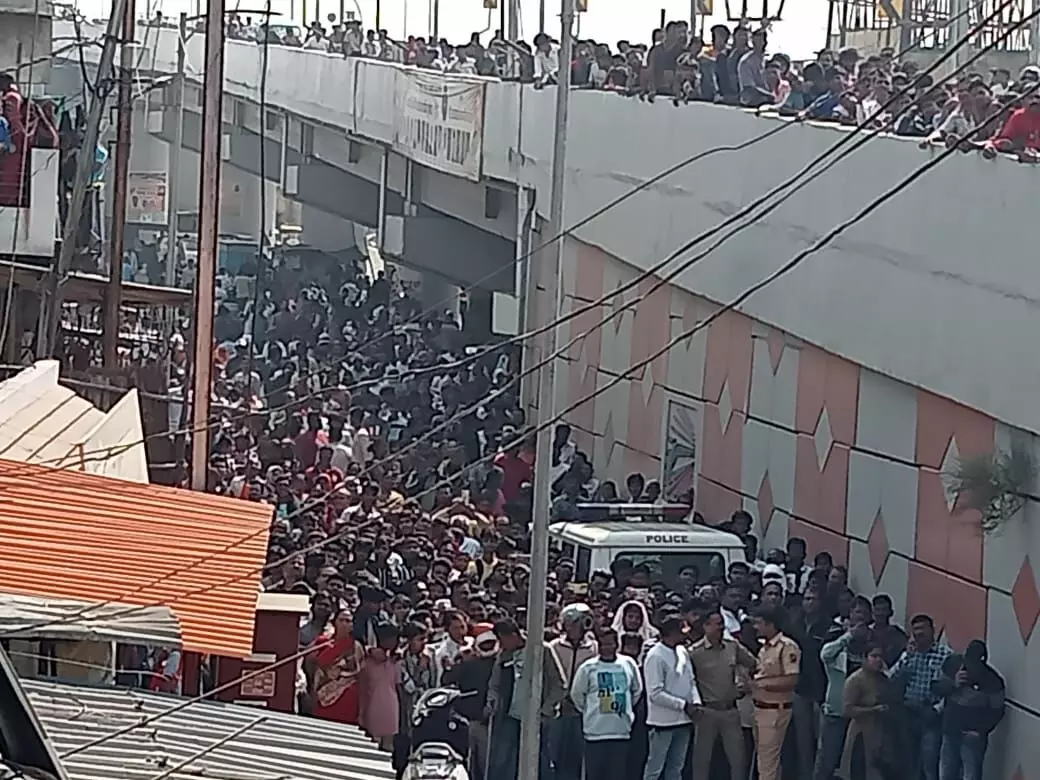 नागपुर शहर के भांडेवाड़ी में मकान के दूसरे मंजिल पर पहुंचा तेंदुआ