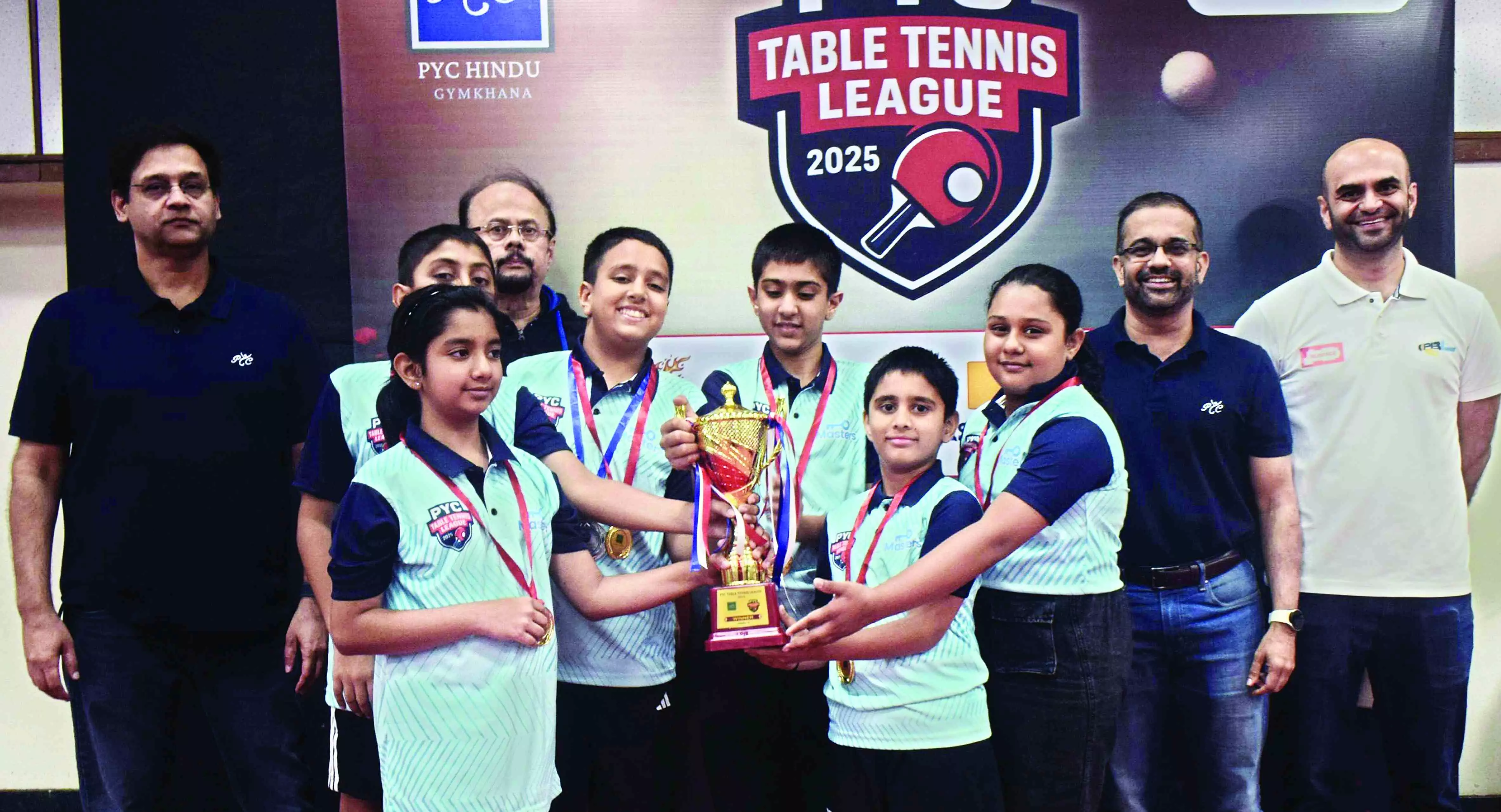 टेबल टेनिस चेन प्रतियोगिता में मास्टर्स टीम ने जीता खिताब टेबल टेनिस चेन प्रतियोगिता में मास्टर्स टीम ने जीता खिताब