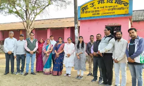 विकासखंड सहायक संचालक नम्रता जैन ने किया स्कूलों का निरीक्षण