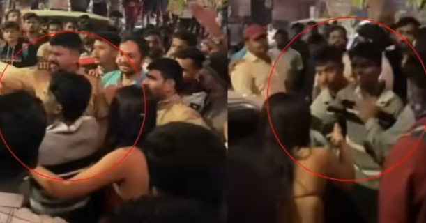 हाथ नहीं लगाना, मैं पुलिस अधिकारी का बेटा हूं