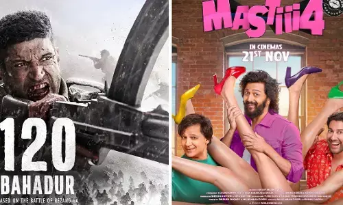 नई फिल्मों पर भारी पड़ी रही दे दे प्यार दे 2, जानें बॉक्स ऑफिस पर कैसा रहा 120 बहादुर और मस्ती 4 का हाल?