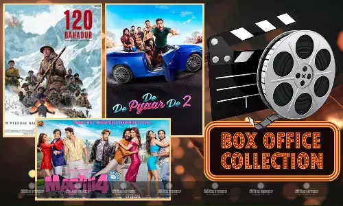 नई फिल्मों पर भारी पड़ी रही दे दे प्यार दे 2, जानें बॉक्स ऑफिस पर कैसा रहा 120 बहादुर और मस्ती 4 का हाल? नई फिल्मों पर भारी पड़ी रही दे दे प्यार दे 2, जानें बॉक्स ऑफिस पर कैसा रहा 120 बहादुर और मस्ती 4 का हाल?
