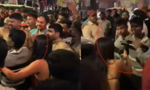 हाथ नहीं लगाना, मैं पुलिस अधिकारी का बेटा हूं