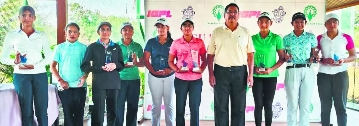 आयजीयू पुणे जूनियर लेडीज गोल्फ की चैंपियन बनीं रिया जादोन