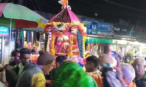 दिव्य पालकी में भाई लक्ष्मण संग दूल्हा बन विराजे रामलला, राम विवाह उत्सव पर पन्ना में निकली भगवान की भव्य बारात