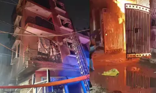 दिल्ली में लगी भीषण आग, तीन लोगों की हुई मौत, दो घायल